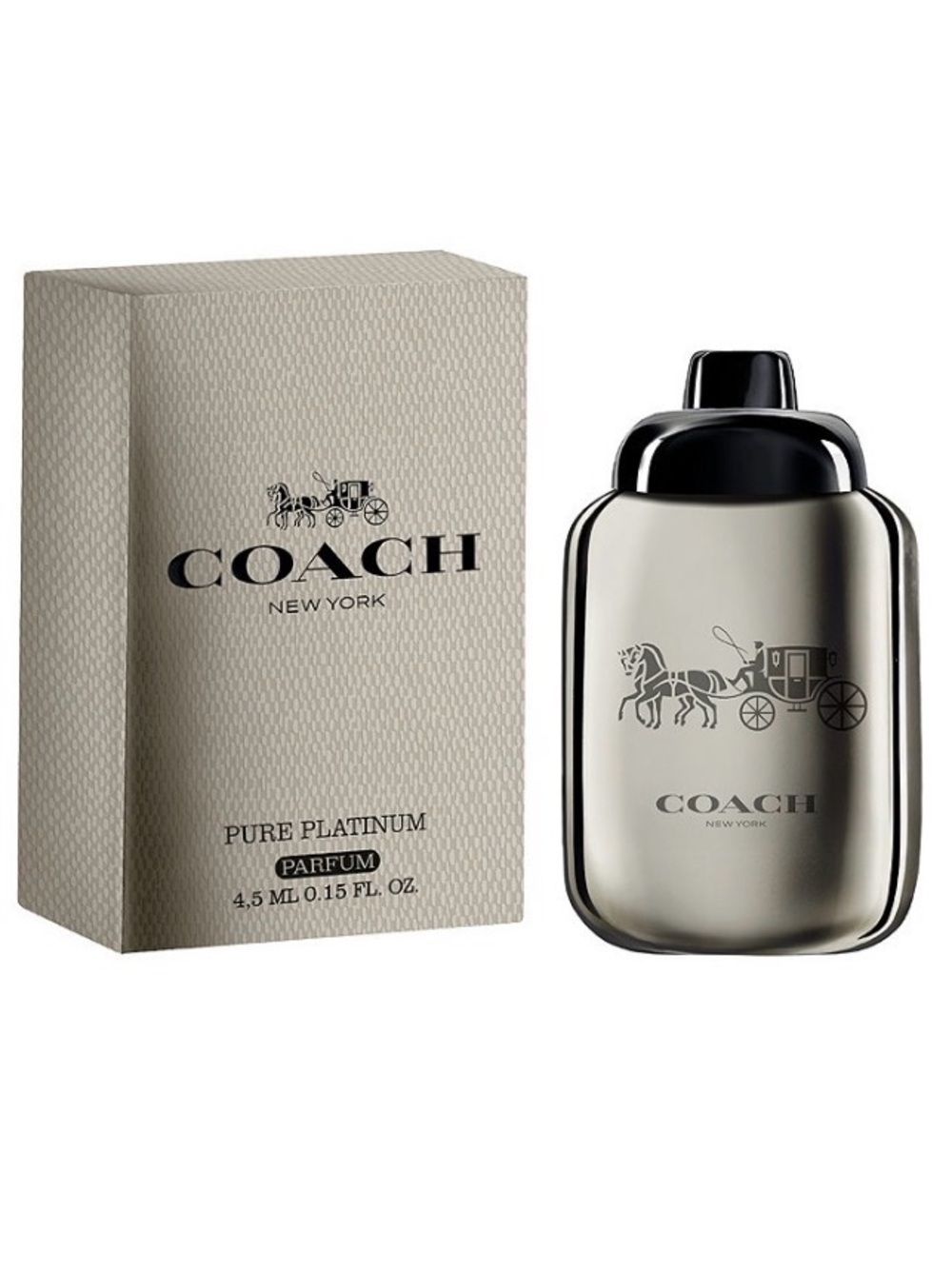 Coach Pure Platinum perfume 0.15 fl. oz. Deluxe
